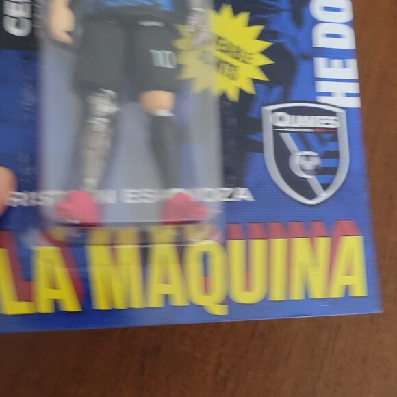 Cristian Espinoza Action Figure San Jose Earthquakes Clash Jersey SGA 10-18-2025 - Picture 6 of 8